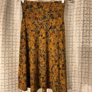Azure MIDI Skirt Size XS by Lularoe